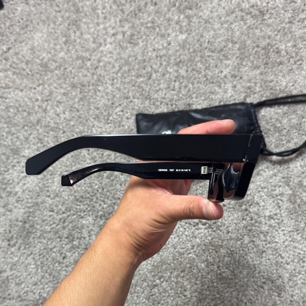 Off-White Black Rectangular Sunglasses - image 2